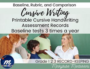 Cursive Handwriting Assessment for Grades 1 2 3 With Rubric Checklist Printable - Etsy UK