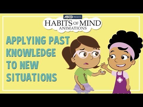 Habits of Mind Animations: Applying Past Knowledge to New Situations