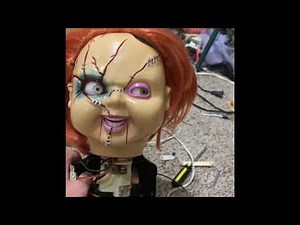 Gemmy Animated Bride Of Chucky Doll (Unboxing/Restoration/Review)
