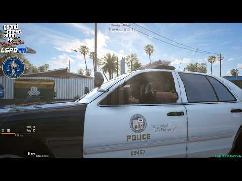GTA V - LSPDFR 0.4.9🚔 - LA Revo - LAPD - Venice Beach Patrol - Battery With a Golf Club - 4K