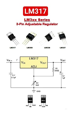 LM317 - Adjustable Voltage Regulator