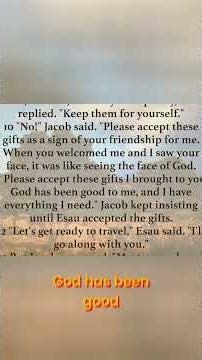 Jacob's Reunion with Esau A Biblical Story of Reconciliation