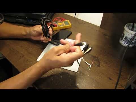 How to identify the positive and negative wires of a USB cable for a Type-C plug.