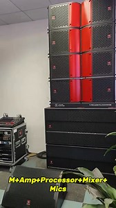 Fully set system Pro2123 dual 12-inch line array including Pro2123 Pro218 Pro15M Amp Processor Mixer Mics with 8 tops and 4 bass, 2 monitors,fully set amp, processor, mixer, and wireless mics,including cables and plugs, fully setting can work for 3000 people live shows,DJ shows,sound events. Web: www.ti-audio.com, Web mall: www.tiaudio-mall.com Lisa: 86 15013166053 https://wa.me8615013166053 ivan : 86 15915755165 https://wa.me/8615915755165 Mike : 86 18144840796 https://wa.me/8618144840796 Betty