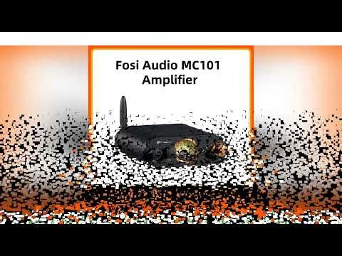 Fosi Audio MC101 Bluetooth Stereo Amplifier Home Audio Mini Amp with VU Meter 2 Channel HiFi Receive