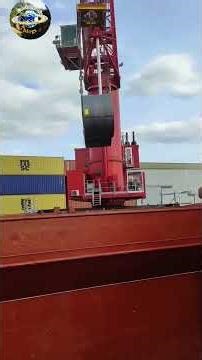 🎬 Title:How Giant Ships Unload Thousands of Tons of Steel in Hours! #steelindustry#viralvideo#facts