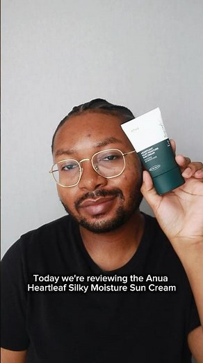 Anua Heartleaf Silky Moisture Sun Cream SPF50+ PA++++ Review #skincare