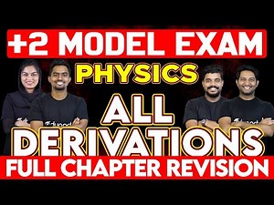 Plus Two Physics Model Exam | All Derivations | Eduport Plus Two