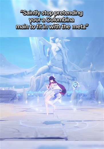 Barbara over Neuvi IB:@geokittie #fyp #trend #columbina #barbara #genshin