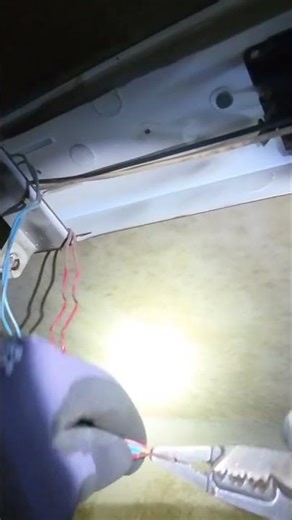 live fluorescent retrofit #electrical #diy ballast to 120v. direct wire t8 led tubes