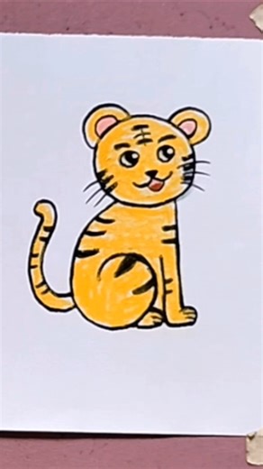 Tiger Dragon for Beginners #drawing #shorts