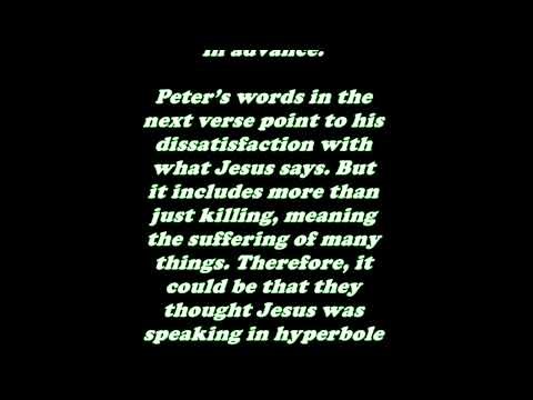 Daily Bible Verse Commentary - Matthew 16:21