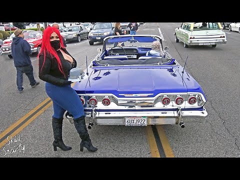 Lady Lowriders Cruise in Pasadena, California!