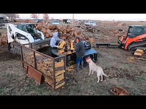 Wolfe Ridge Log Splitter! How We Load Trailers!