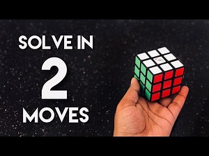 How to Solve a Rubik’s Cube in 2 Moves (Easy)