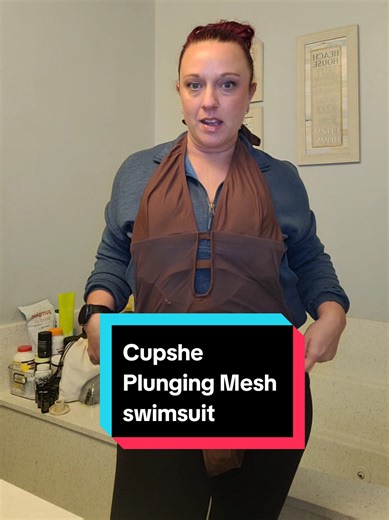 Plunging Mesh Swimsuit from Cupshe: A Showstopper