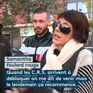 Face au mouvement des gilets jaunes, le mouvement des Foulards rouges né dans le Gard, refusent la violence et les blocages. | France 3 Rhône-Alpes