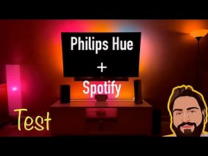 Test Philips Hue + Spotify ( ambilight system )