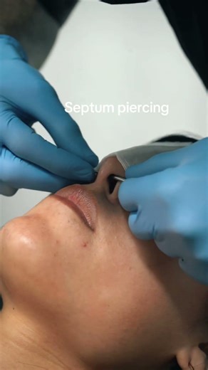 Septum piercing