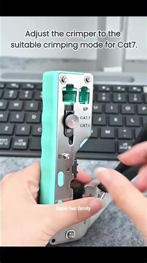 How do Installing the wires use tool and cat7 connector 2025