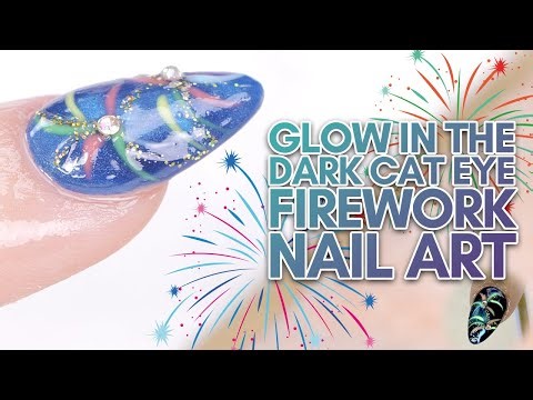 Remember Remember the 5th of November | Glow in the Dark Firework Nail Art | Bonfire Night