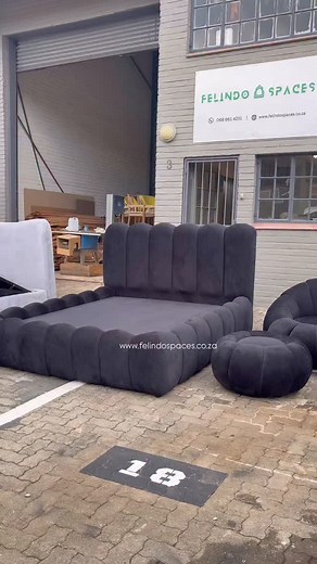 The Remo Headboard & Base with Storage Double: R12 500 Queen: R13 200 King: R14 000 Contact us on 068 661 4231 Visit our website on www.felindospaces.co.za | Felindo Spaces