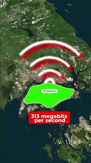 Which Country has the Fastest Internet? 🌐😲 #internet #country