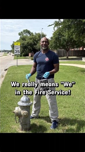 We really means "We" in the Fire Service! #firefighter #together #team