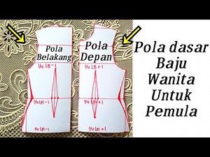 Basic patterns for women's clothing are easy to understand