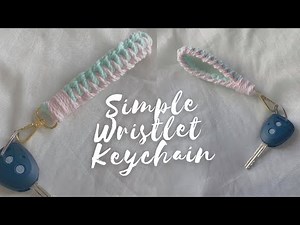 Easy to Make Macrame Wristlet Keychain | DIY Tutorial | Macrame for Beginners | Simple Gift Idea