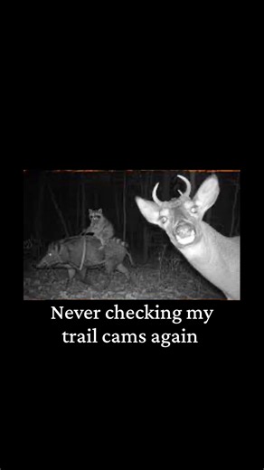 I am never checking my trail cams again! 😭😂