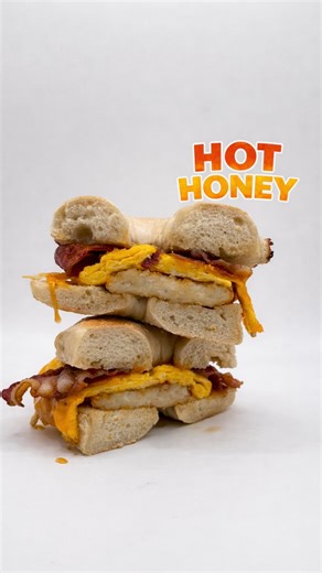 Wedge Inn on Instagram: "Sweet heat. Crispy bite. 😮‍🔥 The Hot Honey Hangover 🍯🥯"