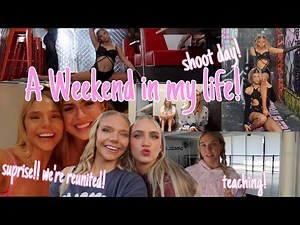 IVLOGI Come to Set With Me + Reuniting with my Old Roomie & Just Being a Girl!