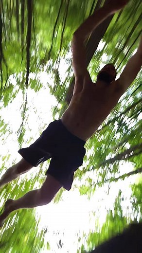 Slow Motion 360 dive roll through the woods. Shot by @chris.romrell #slowmotion #natureparkour #primalmovement #360diveroll | Ronnie Street Stunts