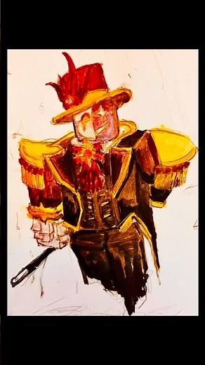 Draw FSK x TDS skin Narrator #tds #forsaken #drawing #Narrator