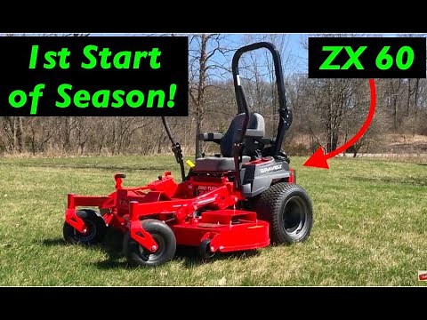 Beginner tutorial Zero turn Mower - "1st start of season Prep" - GRAVELY!