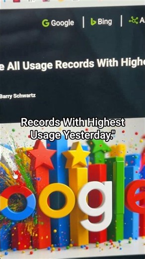 Google Search just broke all prior usage records