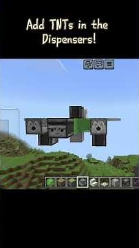MINECRAFT MILITARY BOMBER 💣😈 | DESTROY EVERYTHING! #minecraft