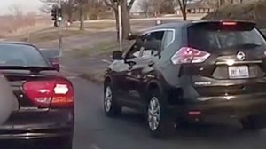 Drive-by shooters fire at family car