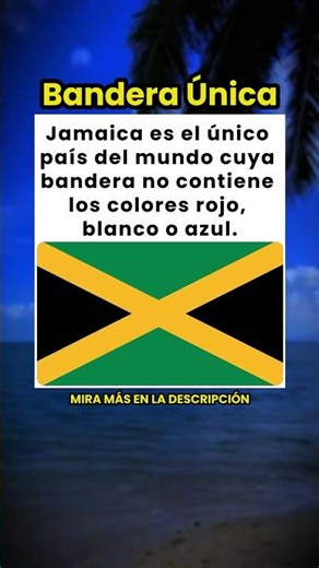 ¡El ÚNICO País Cuya Bandera No Tiene Rojo, Blanco ni Azul! 🇯🇲🤔