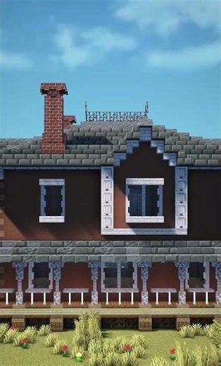 Ultimate Minecraft House Roof Design! 🤯 #minecraft #shorts