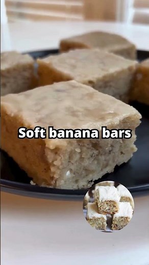 Banana Bread Brownies | Soft, Moist & Topped with Brown Butter Glaze!