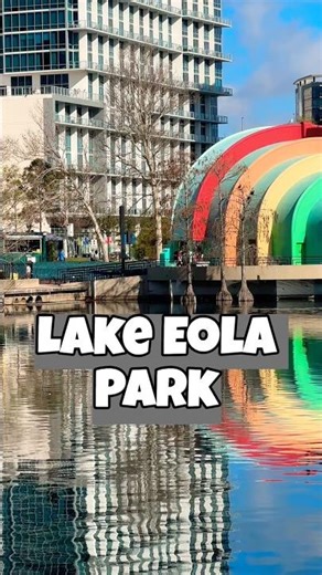 Lake Eola in Orlando, Florida #fyp #shorts #short #travel #florida #orlando