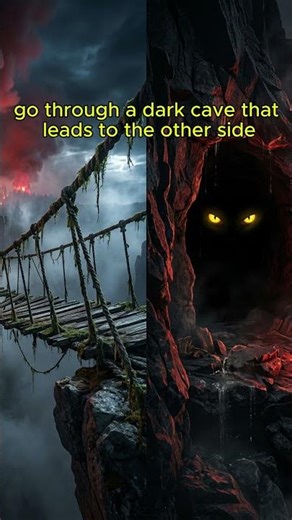 BRIDGE OR CAVE? 🌉🔥 Can you survive? #shorts #wouldyourather #survival