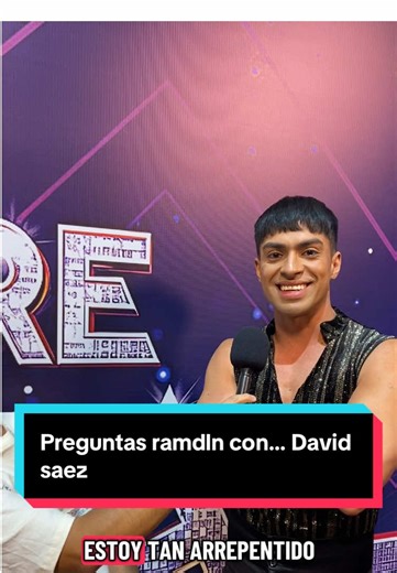 Preguntas ramdon con #davidsaez de #fiebredebailechv #polemicas #conycapelli