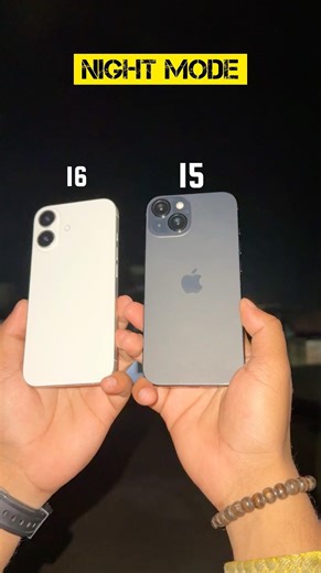 iPhone 15 vs iPhone 16 night mode test