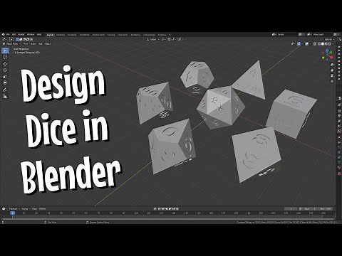 Design Your Own Custom Dice for Free | Blender Tutorial | DIY with Cly Ep. 21