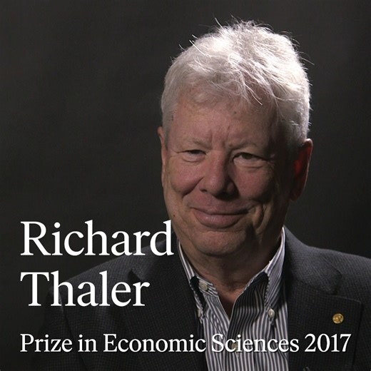 Has anyone given you a helpful "nudge"? Richard Thaler describes nudges as a way to help people achieve their own goals. He was awarded the 2017 prize in economic sciences for his contributions to behavioural economics. Learn more by watching our interview: https://www.nobelprize.org/prizes/economic-sciences/2017/thaler/interview/ | Nobel Prize