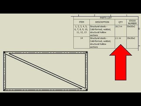 Frame Cut Lists & Good Practice Frame Design/Management | Autodesk Inventor