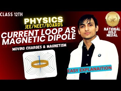 Current Carrying Loop as Magnetic Dipole & Field Lines of current loop | Class 12 Physics | JEE NEET